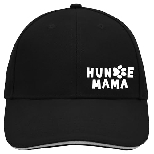 Huuraa Cappy Mütze Hundemama Tapse Geschenk Black/Light Grey Hundemama Präsent von Huuraa
