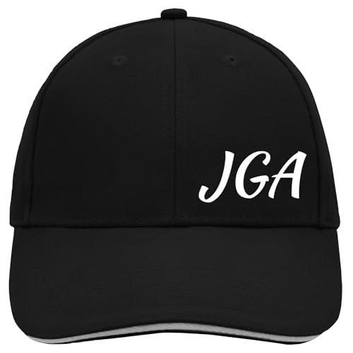Huuraa Cappy Mütze JGA Junggesellenabschied Geschenk Black/Light Grey JGA Präsent von Huuraa