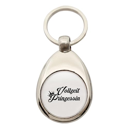 Huuraa Schlüsselanhänger Vollzeit Prinzessin Krone Geschenk Metall Einkaufswagenchip Vollzeit Prinzessin Geschenkidee von Huuraa