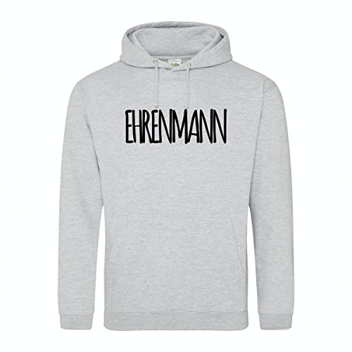 huuraa Unisex Hoodie Ehrenmann Jugendwort Pullover Vegan Größe M mit Jugendwort Motiv Geschenk Idee für Freunde und Familie von huuraa