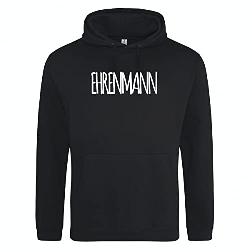 huuraa Unisex Hoodie Ehrenmann Jugendwort Pullover Vegan Größe XL mit Jugendwort Motiv Geschenk Idee für Freunde und Familie von huuraa