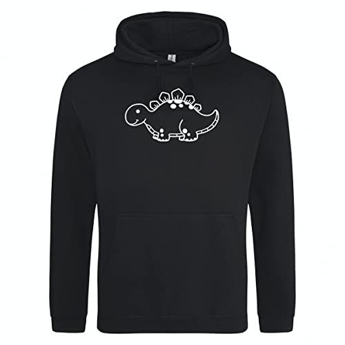 huuraa Unisex Hoodie Stegosaurus Dinosaurier Pullover Vegan Größe XXL mit Motiv für alle Dino Fans Geschenk Idee für Freunde und Familie von huuraa