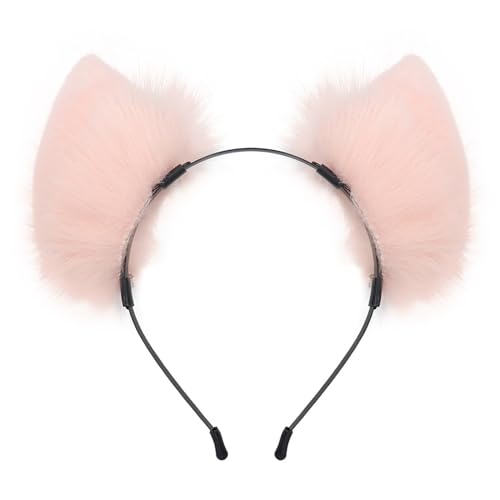 huwvqci Plüsch Schwein Ohr Stirnband Cosplay Kostüm Hairhoop Party Requisiten Kopfschmuck Maskerade Kopfschmuck Mädchen Animation Zubehör Cosplay Zubehör von huwvqci