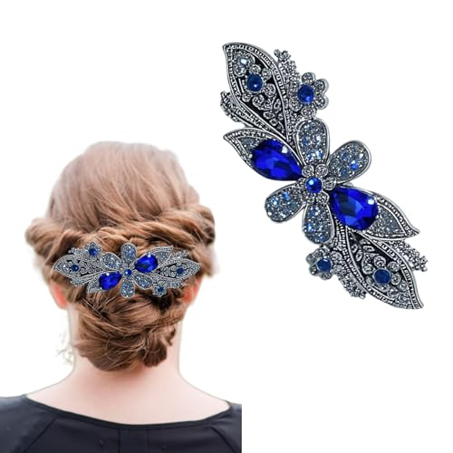 hwoehyo Diamant Haarspangen Sind FüR Frauen Bei HochzeitsanläSsen Und Besonderen Ereignissen (Blau) von hwoehyo