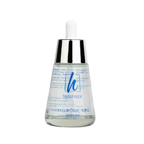 hyaluronce Hyaluronsäure Serum, sichtbar prallere und frischere Haut, Mindert Trockenheitsfältchen, Hochdosiertes mehrfach Hyaluron für die Gesichtspflege von Frauen und Männer, 50ml von hyaluronce