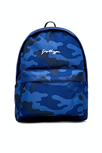 hype Herren Marineblau, Klassisches Camouflage-Muster Rucksack, Navy von hype