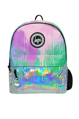 hype Unisex Kinder Holo Drips Rucksack, Multi von hype