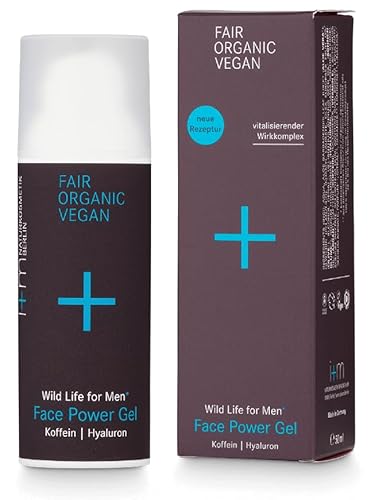 i+m® Koffein Feuchtigkeitsgel für Männer 50ml · Aktivierendes Gel für müde Haut · Face Power Gel · Koffein Gesichtspflege · Hyaluron Feuchtigkeitspflege · Anti-Aging Creme · Mattierend von i+m Naturkosmetik