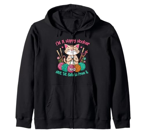 Katze häkeln lustig ich Bin eine glückliche Nutte und Habe die Bälle Frauen Kapuzenjacke Katze häkeln lustig ich Bin eine glückliche Nutte und Habe die Bälle Frauen Kapuzenjacke von i am a happy hooker crochet cat