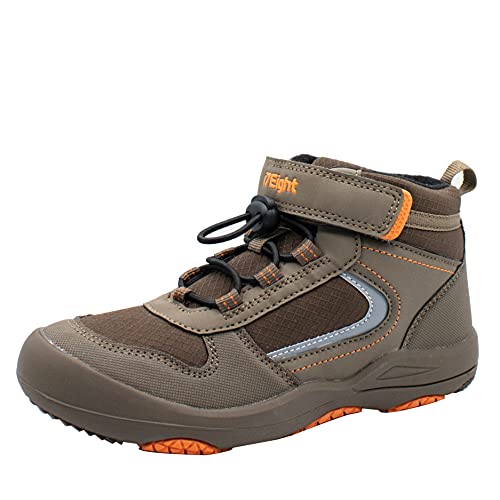 i78 Kinder Wanderschuhe Jungen Mädchen Outdoor Abenteuer Atmungsaktive Sport Schuhe (Braun Boomerang, 29) von i78