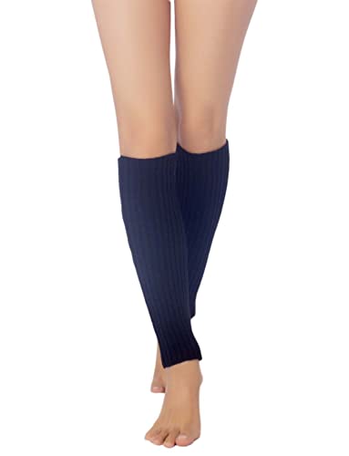 iB-iP Damen Stulpensocken Bein Stulpen Legwarmer Neon Bunten Beinstulpen Warmers, Größe: Einheitsgröße, Schwarz von iB-iP