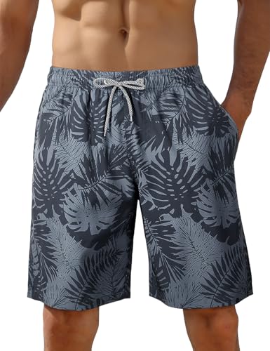 iCKER Herren Shorts Badehose Badeshorts Strand Beach Board Shorts Schnelltrocknend für Sommer,Grau STK488,4XL iCKER Herren Shorts Badehose Badeshorts Strand Beach Board Shorts Schnelltrocknend für Sommer,Grau STK488,4XL von iCKER