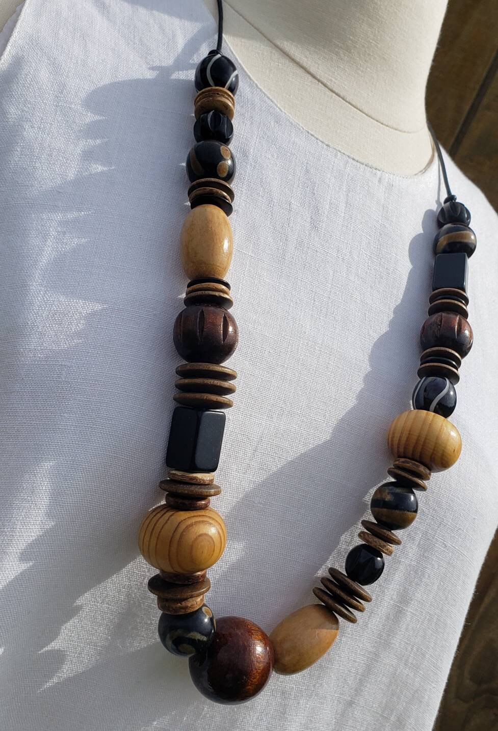 Safari Halskette Aus Holz von iCandyEtc