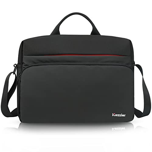 iCozzier Herren Messenger Bag Große Kapazität Laptop Schultertasche Reise Crossbody Tasche Casual Sling Pack für Schule Arbeit, grau von iCozzier