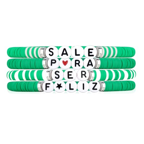 IDesign Ivan Cornejo Armband Mirada Tour Merch Verkauf Para Ser Feliz Outfit Fans Geschenke für Damen Herren 4 Stück von iDesign