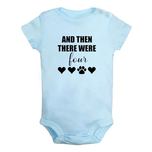 iDzn And Then There Were Four Lustige Strampler, neugeborene Baby bodys, Säugling Overalls, 0-24 Monate Kinder-Outfits, Kleinkind-Kleidung von iDzn