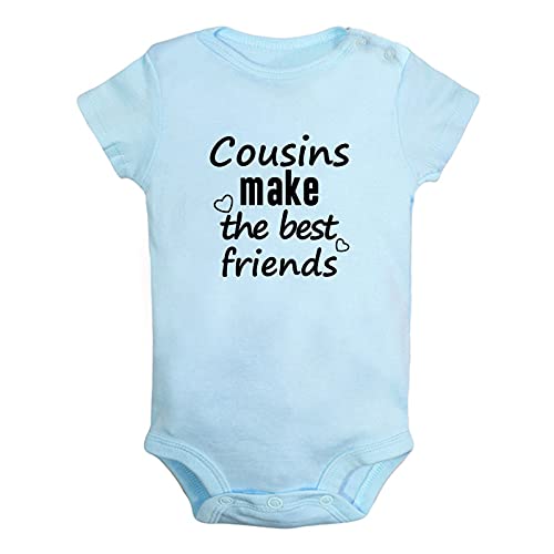 iDzn Cousins Make The Best Friends Lustige Strampler, neugeborene Baby bodys, Säugling Overalls, 0-24 Monate Kinder-Outfits, Kleinkind-Kleidung von iDzn