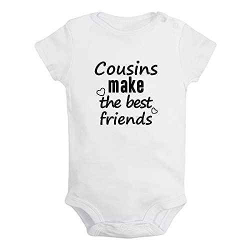 iDzn Cousins Make The Best Friends Lustige Strampler, neugeborene Baby bodys, Säugling Overalls, 0-24 Monate Kinder-Outfits, Kleinkind-Kleidung von iDzn