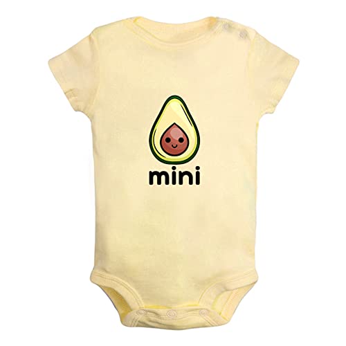 iDzn Mini Avocado Lustige Strampler, neugeborene Baby bodys, Säugling Overalls, 0-24 Monate Kinder-Outfits, Kleinkind-Kleidung von iDzn