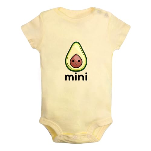 iDzn Mini Avocado Lustige Strampler, neugeborene Baby bodys, Säugling Overalls, 0-24 Monate Kinder-Outfits, Kleinkind-Kleidung von iDzn