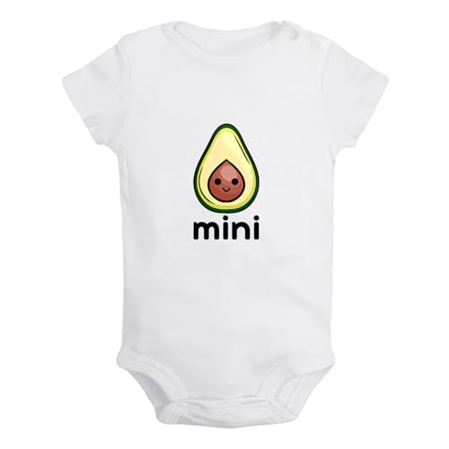 iDzn Mini Avocado Lustige Strampler, neugeborene Baby bodys, Säugling Overalls, 0-24 Monate Kinder-Outfits, Kleinkind-Kleidung von iDzn