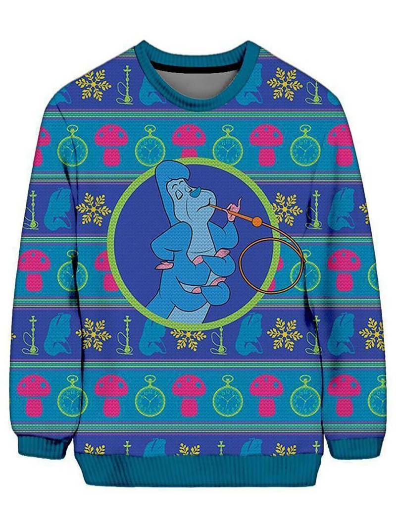 Catta Colorful Vibrant Unisex | Front/Back 3D Graphic Print Long Sleeve Sweatshirt Sweater Catta Colorful Vibrant Unisex | Front/Back 3D Graphic Print Long Sleeve Sweatshirt Sweater von iEDMShop