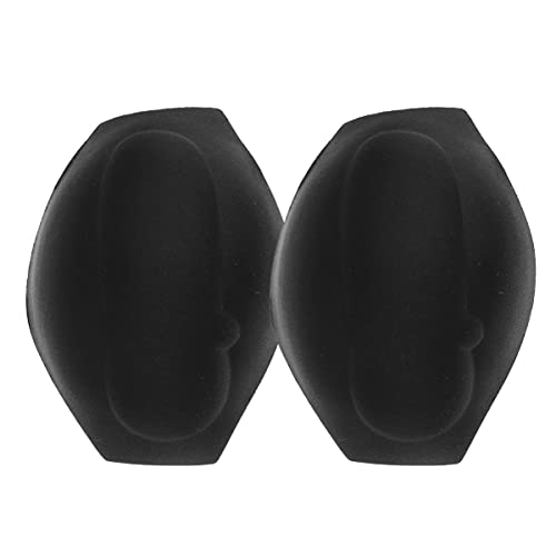 iEFiEL 1/2 Pcs Herren Penis Vergrößern Bulge Pouch Beutel Push up Pad 3D Einlage Schutz gegen Stoßen Abnehmbare Unterhose Slip Innen Pads Schoner Shapewear Badehose A Schwarz One Size von iEFiEL