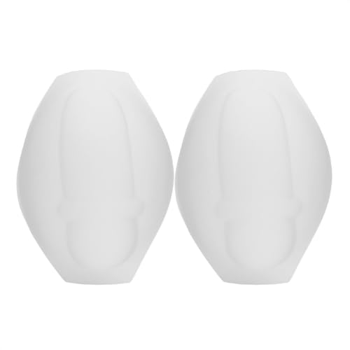iEFiEL 2 Pcs Herren Penis Schwamm Bulge Pouch Beutel Pads Vergrößern 3D Einlage Polster Abnehmbare Unterhose Slip Innen Pads für Badehose Slips B Weiß One Size von iEFiEL