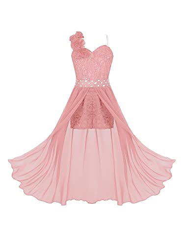 iEFiEL Festliches Kleid Mädchen Hochzeits Jumpsuit Blumenmädchenkleid mit 3D Blumen Träger Partykleid Ärmellose Festkleid Cocktailkleid Orange Rosa 122-128 iEFiEL Festliches Kleid Mädchen Hochzeits Jumpsuit Blumenmädchenkleid mit 3D Blumen Träger Partykleid Ärmellose Festkleid Cocktailkleid Orange Rosa 122-128 von iEFiEL