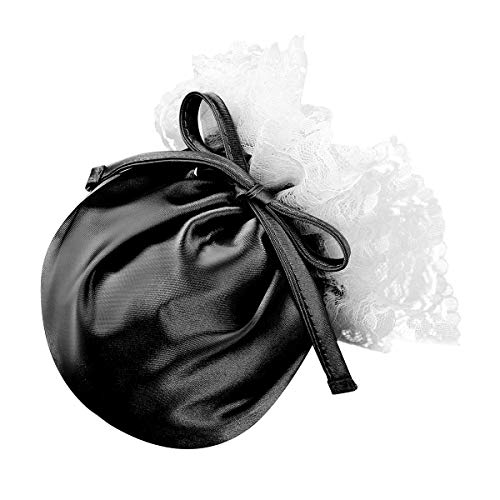 iEFiEL Herren C-String Spitze Thong Sissy Dessous Unsichtbare Unterwäsche Beutel Höschen Männer String Tanga Micro Bikini Slip Bulge Pouch Schwarz Einheitsgröße von iEFiEL