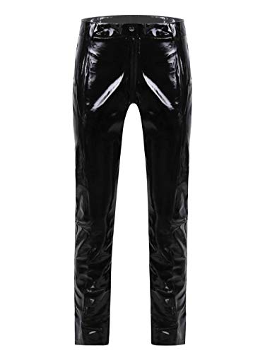 iEFiEL Herren Strumpfhosen Wetlook Glanz Lack-Optik schwarz Leggings Hosen Unterwäsche Ouvert-Pants M L XL XXL Schwarz D XXL iEFiEL Herren Strumpfhosen Wetlook Glanz Lack-Optik schwarz Leggings Hosen Unterwäsche Ouvert-Pants M L XL XXL Schwarz D XXL von iEFiEL
