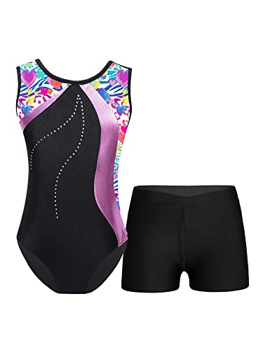 iEFiEL Mädchen Glitzer Turnanzug Ärmellose Leotards Rückenfrei Ballettanzug mit Strass Ballettkleidung Gymnastikbody Tanzkostüm Rosa Herz 110-116 iEFiEL Mädchen Glitzer Turnanzug Ärmellose Leotards Rückenfrei Ballettanzug mit Strass Ballettkleidung Gymnastikbody Tanzkostüm Rosa Herz 110-116 von iEFiEL