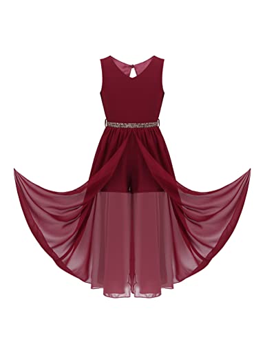 iEFiEL Sweet Prinzessin Lace Blumenmädchenkleider für Hochzeits Brautjungfern Mädchen Kleid Festlich Kinder Overall Jumpsuit Gr. 104-176 Z Burgundy 152 iEFiEL Sweet Prinzessin Lace Blumenmädchenkleider für Hochzeits Brautjungfern Mädchen Kleid Festlich Kinder Overall Jumpsuit Gr. 104-176 Z Burgundy 152 von iEFiEL