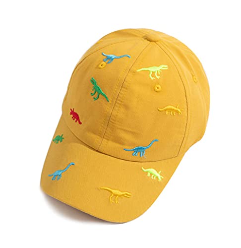 2-6 Jahren Kinder Baseball Cap Dinosaurier Baseballmütze Kappe Snapback Baumwolle Sonnenhut Outdoor Hut Verstellbare Baseballkappe Junge Mädchen Baby Basecap Sport Baseball Mütze Anti-UV Sommerhut von iEasey