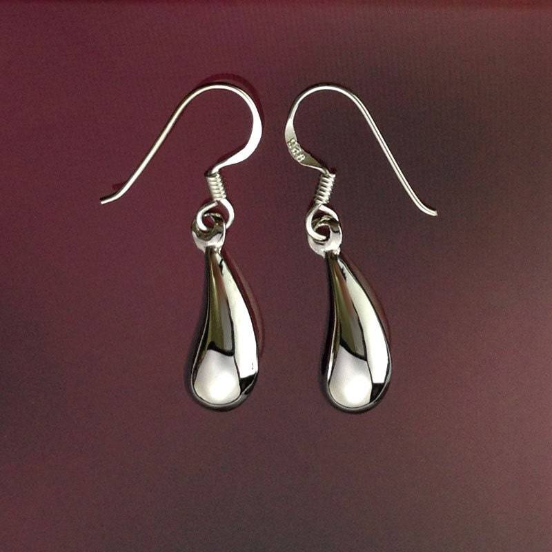 925 Sterling Silber Amor's Teardrop Ohrringe/Baumeln Ohrringe/Hochglanz Poliert/Träne Ohrringe 925 Sterling Silber Amor's Teardrop Ohrringe/Baumeln Ohrringe/Hochglanz Poliert/Träne Ohrringe von iGiftJewelry