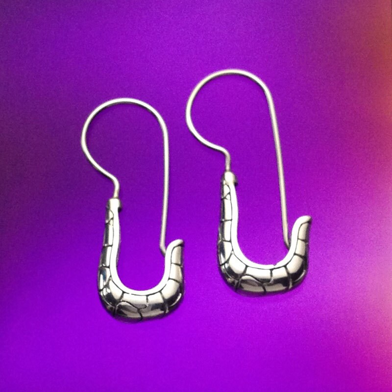 Elefantenohrringe Aus Massivem 925Er-sterlingsilber, Sicherheitsnadel-Einfädler-Ohrringe, Oxidiert Elefantenohrringe Aus Massivem 925Er-sterlingsilber, Sicherheitsnadel-Einfädler-Ohrringe, Oxidiert von iGiftJewelry