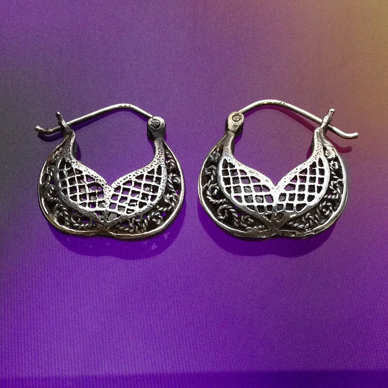 Korbohrringe Aus Massivem 925Er-sterlingsilber/Baumelnd/Haken/Oxidiert/V-Hebel-Rückseite/Baumelnd/Filigrane Ohrringe Korbohrringe Aus Massivem 925Er-sterlingsilber/Baumelnd/Haken/Oxidiert/V-Hebel-Rückseite/Baumelnd/Filigrane Ohrringe von iGiftJewelry