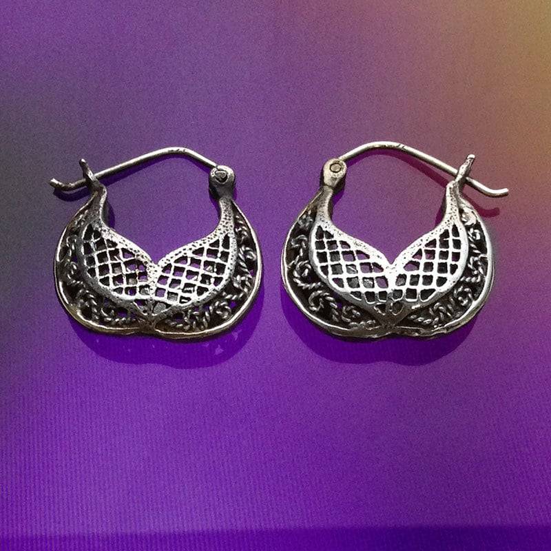 Korbohrringe Aus Massivem 925Er-sterlingsilber/Baumelnd/Haken/Oxidiert/V-Hebel-Rückseite/Baumelnd/Filigrane Ohrringe Korbohrringe Aus Massivem 925Er-sterlingsilber/Baumelnd/Haken/Oxidiert/V-Hebel-Rückseite/Baumelnd/Filigrane Ohrringe von iGiftJewelry