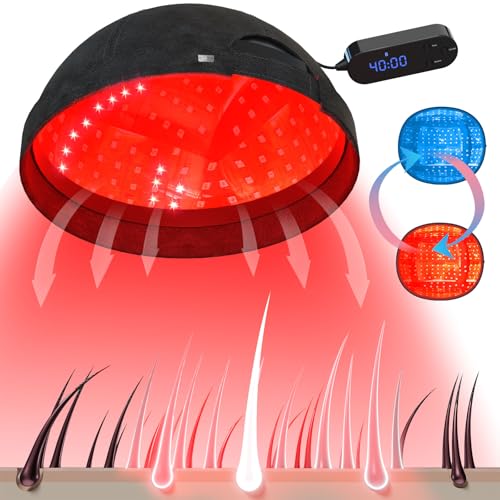 LLLT Haarwachstum Laser Helm Gerät, FDA Genehmigt 236 Lasersonden Anti-Haarausfall und Haarwachstum Behandlung Beschleunigen für Männer und Frauen, Stimuliert das Haarwachstum und Haarwuchs Beschleuni von iKeener
