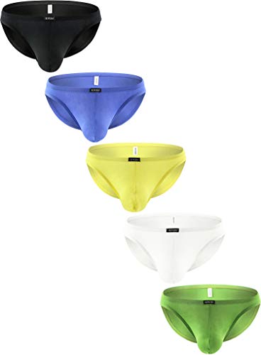 iKingsky Herren Slips Modal Unterwäsche Männer Unterhose (Large, 5er Pack) von iKingsky