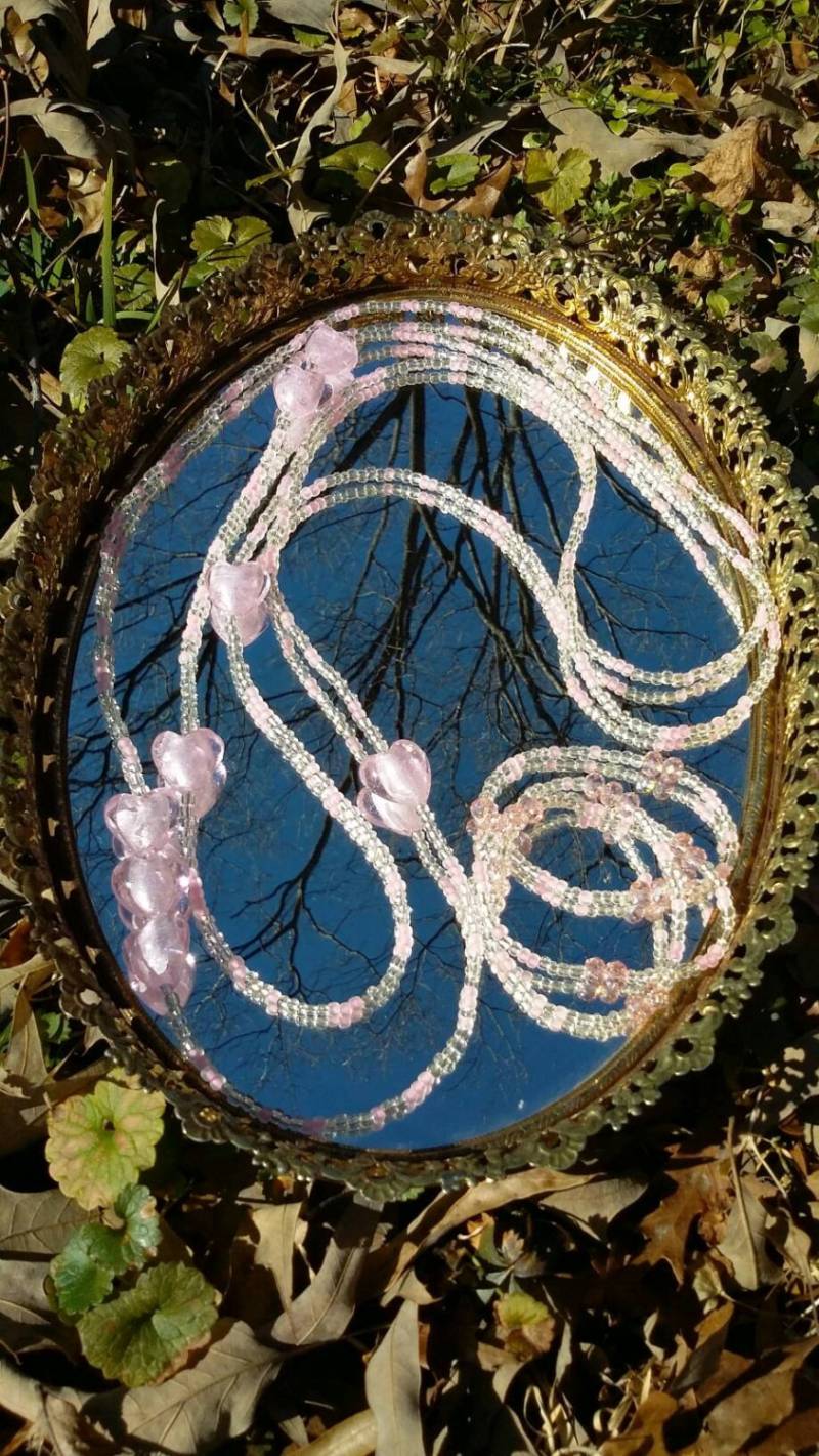 Hübsche Rosa Herzchen Halsketten. Pink /Herz/Halskette von iLLstyles