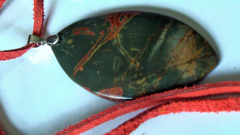 Picasso Jaspis Stein Halskette von iLLstyles