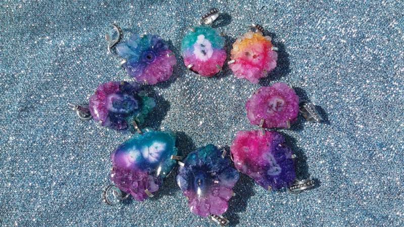 Regenbogen Solar Quarz, Silber Anhänger Halskette 4 Verschiedene Zur Auswahl Regenbogen Solar Quarz, Silber Anhänger Halskette 4 Verschiedene Zur Auswahl von iLLstyles