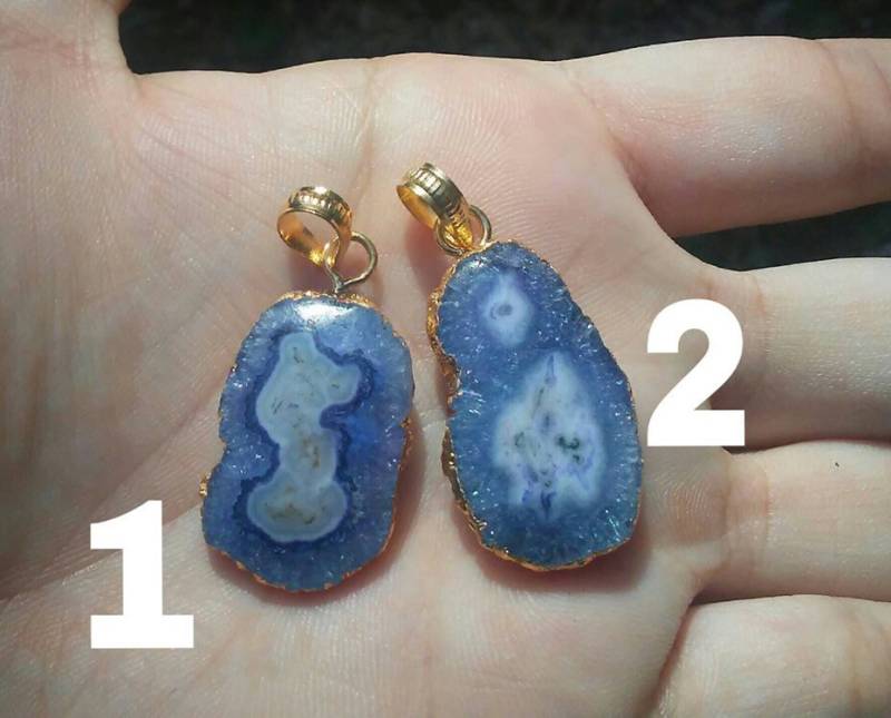 Solar Quarz Anhänger Halskette. 12 Verschiedene Sorten Zur Auswahl von iLLstyles