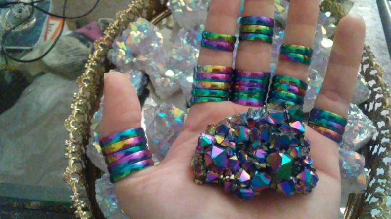 Titan Stahl Bunter Bandring. 5 Größen Zur Auswahl von iLLstyles