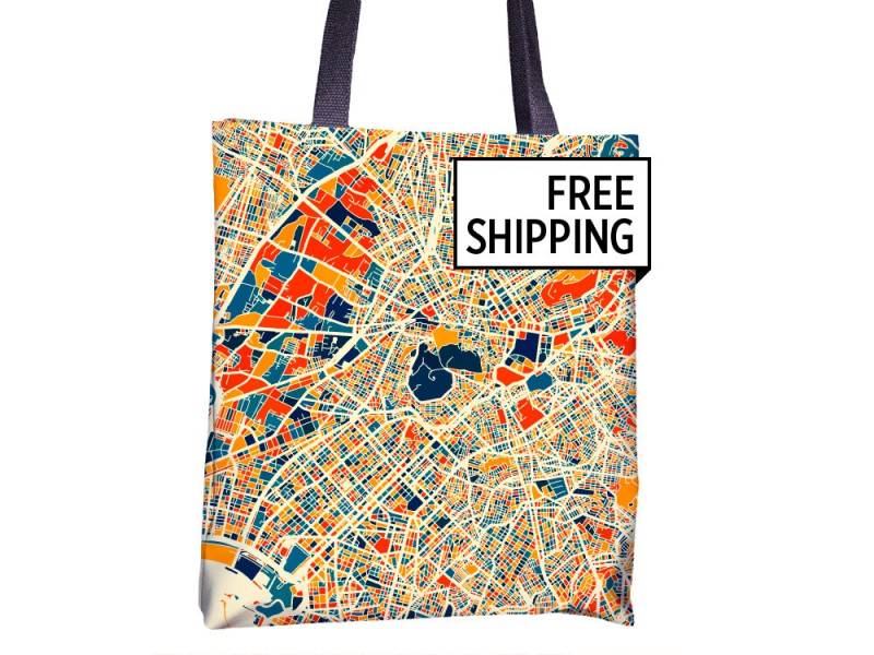 Athen Karte Stoffbeutel - Griechenland Karte-Beutel 15 X Athen Karte Stoffbeutel - Griechenland Karte-Beutel 15 X von iLikeMaps