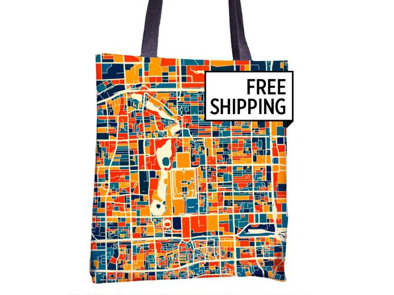 Beijing Karte Stoffbeutel - China Beutel 15 X von iLikeMaps