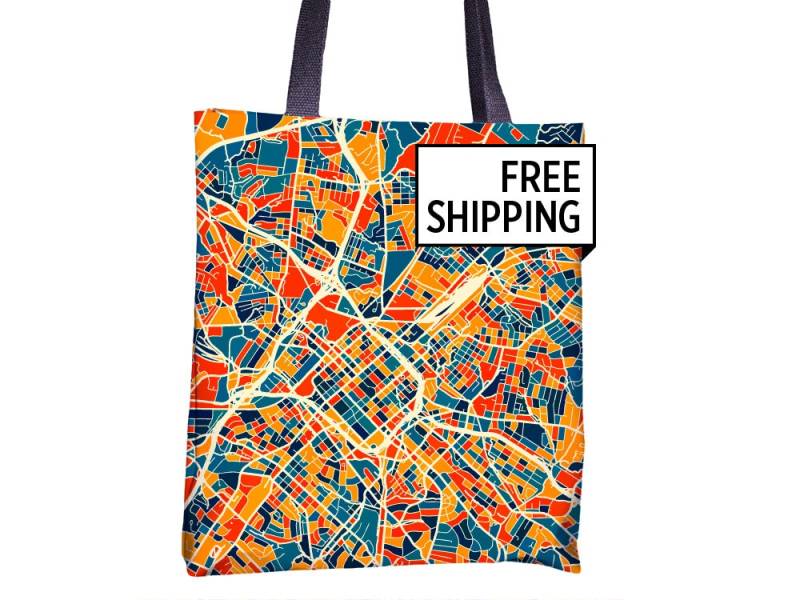 Charlotte Anzeigen Stoffbeutel - North Carolina Karte Beutel 15 X Charlotte Anzeigen Stoffbeutel - North Carolina Karte Beutel 15 X von iLikeMaps