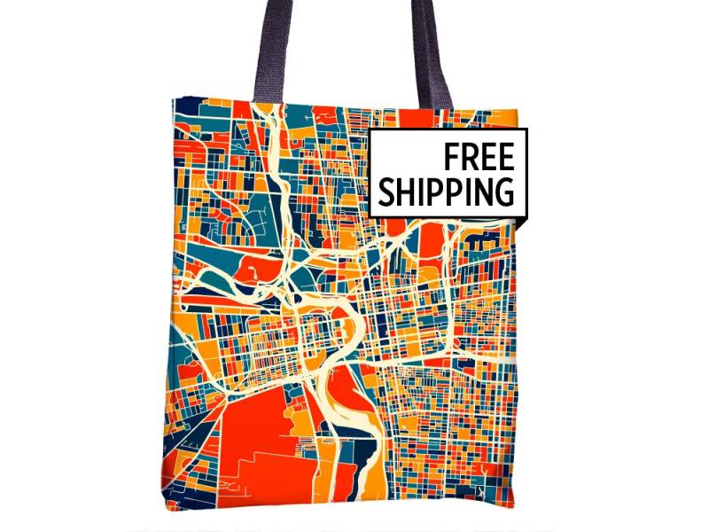 Columbus-Karte-stoffbeutel - Ohio Karte Beutel 15 X Columbus-Karte-stoffbeutel - Ohio Karte Beutel 15 X von iLikeMaps