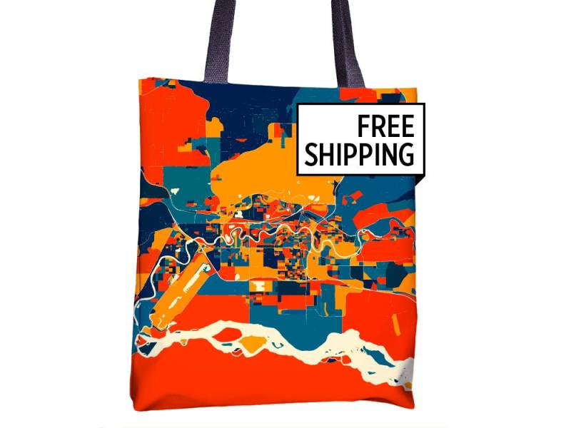 Fairbanks Karte Stoffbeutel - Alaska Beutel 15 X von iLikeMaps